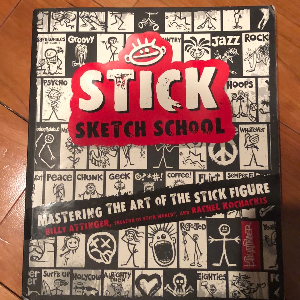 Stick sketch school book